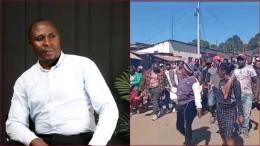 Protesters hit the streets on Sunday morning, January 19, demanding justice after the murder of Richard Otieno, a youth leader.